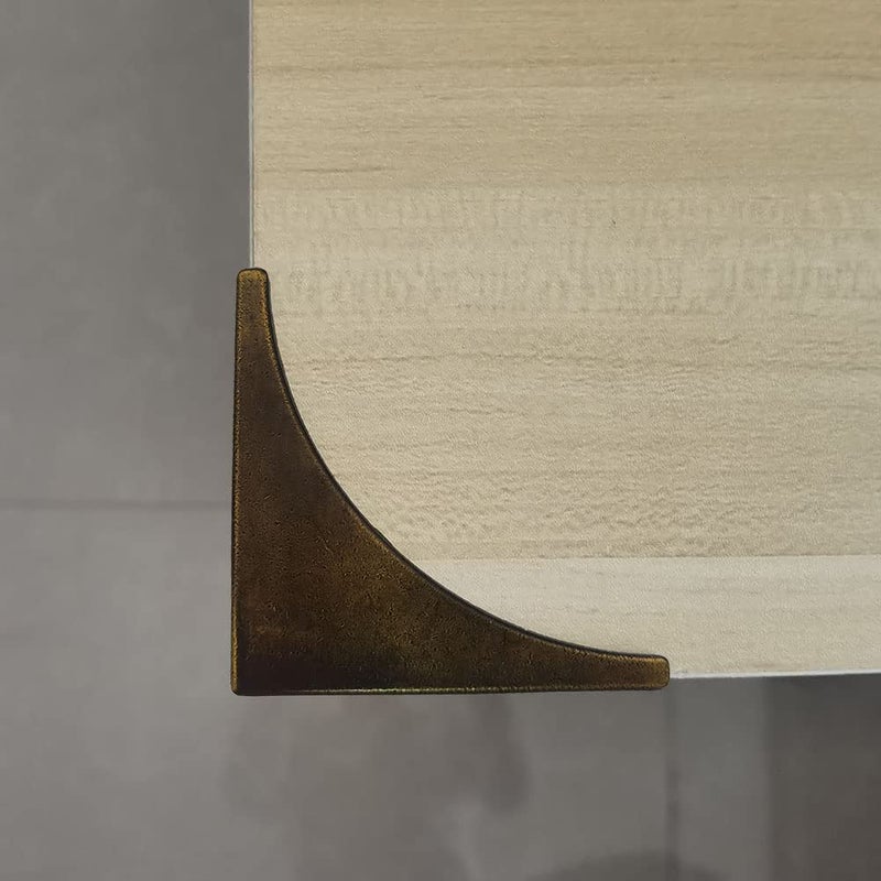 Sutfmwe Corner Protectors for Furniture  Vintage Decorative Metal Corner Guards for Box Door Table Furniture Edge Cover Safety Guard Pack of 4 (Bronze) - Image 5